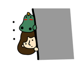 TINY & FRED the dinosaur sticker #5017413