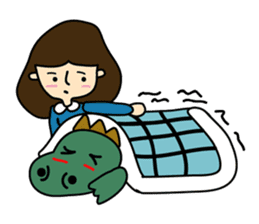 TINY & FRED the dinosaur sticker #5017415