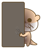Everyday otter! sticker #5017444