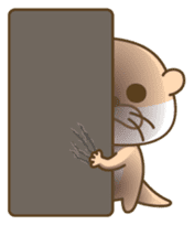 Everyday otter! sticker #5017444