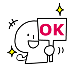 Ninja"Shadow" & White residents sticker #5017904