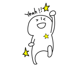 Ninja"Shadow" & White residents sticker #5017927