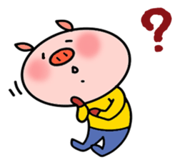 Easy Japanese sticker Mr. Piggy sticker #5018231