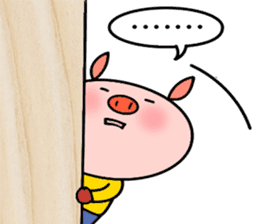 Easy Japanese sticker Mr. Piggy sticker #5018240