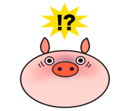 Easy Japanese sticker Mr. Piggy sticker #5018257