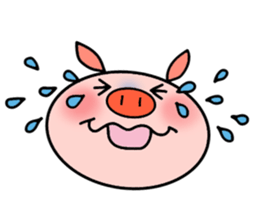 Easy Japanese sticker Mr. Piggy sticker #5018260