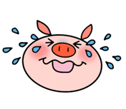 Easy Japanese sticker Mr. Piggy sticker #5018260