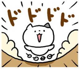 Red tabby cat and Bicolors cat sticker #5018479