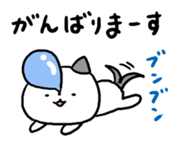 Red tabby cat and Bicolors cat sticker #5018497