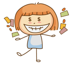 Naughty Poor Girl sticker #5018503