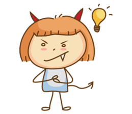 Naughty Poor Girl sticker #5018507