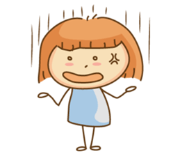 Naughty Poor Girl sticker #5018518