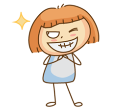 Naughty Poor Girl sticker #5018521