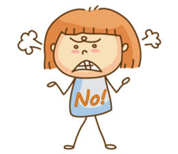 Naughty Poor Girl sticker #5018529