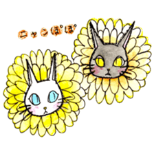 whimsical black cat marmei sticker #5018582