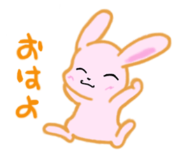 cute and sweet rabbit sticker #5019070