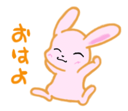 cute and sweet rabbit sticker #5019070