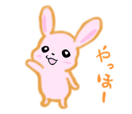 cute and sweet rabbit sticker #5019071