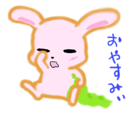 cute and sweet rabbit sticker #5019072