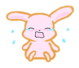 cute and sweet rabbit sticker #5019074