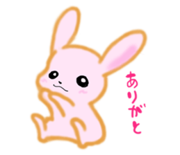 cute and sweet rabbit sticker #5019076