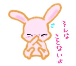 cute and sweet rabbit sticker #5019077