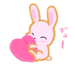 cute and sweet rabbit sticker #5019078