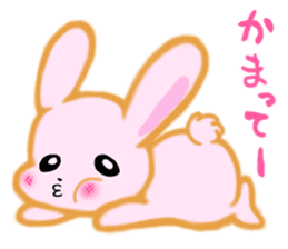 cute and sweet rabbit sticker #5019080