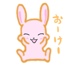 cute and sweet rabbit sticker #5019082
