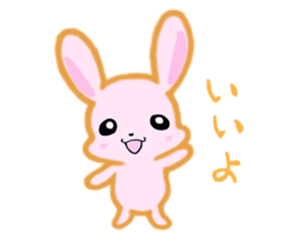 cute and sweet rabbit sticker #5019083