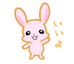 cute and sweet rabbit sticker #5019083
