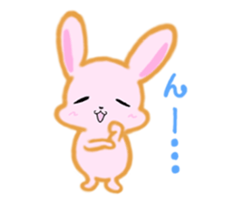 cute and sweet rabbit sticker #5019084