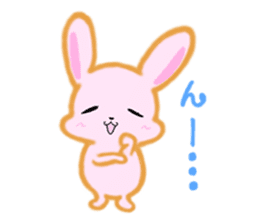 cute and sweet rabbit sticker #5019084