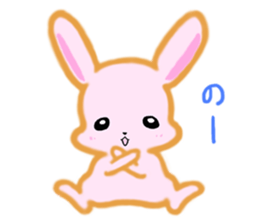 cute and sweet rabbit sticker #5019085