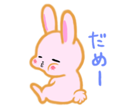 cute and sweet rabbit sticker #5019086