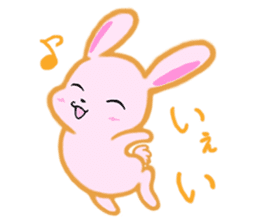 cute and sweet rabbit sticker #5019087