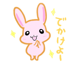 cute and sweet rabbit sticker #5019089