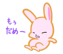 cute and sweet rabbit sticker #5019090