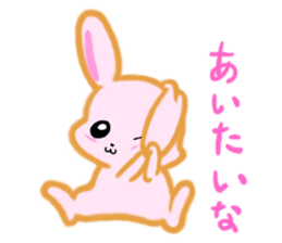 cute and sweet rabbit sticker #5019091
