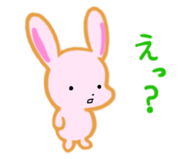 cute and sweet rabbit sticker #5019095