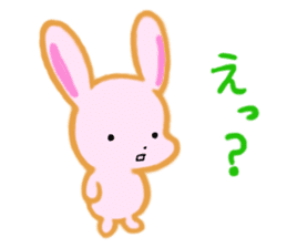 cute and sweet rabbit sticker #5019095