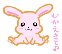 cute and sweet rabbit sticker #5019097