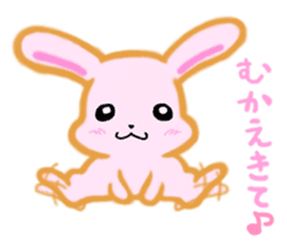 cute and sweet rabbit sticker #5019097