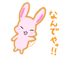 cute and sweet rabbit sticker #5019098