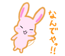 cute and sweet rabbit sticker #5019098