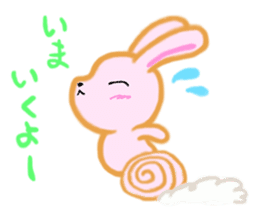 cute and sweet rabbit sticker #5019099