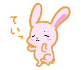 cute and sweet rabbit sticker #5019100