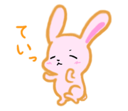 cute and sweet rabbit sticker #5019100