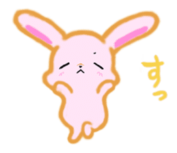 cute and sweet rabbit sticker #5019101