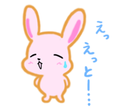 cute and sweet rabbit sticker #5019103